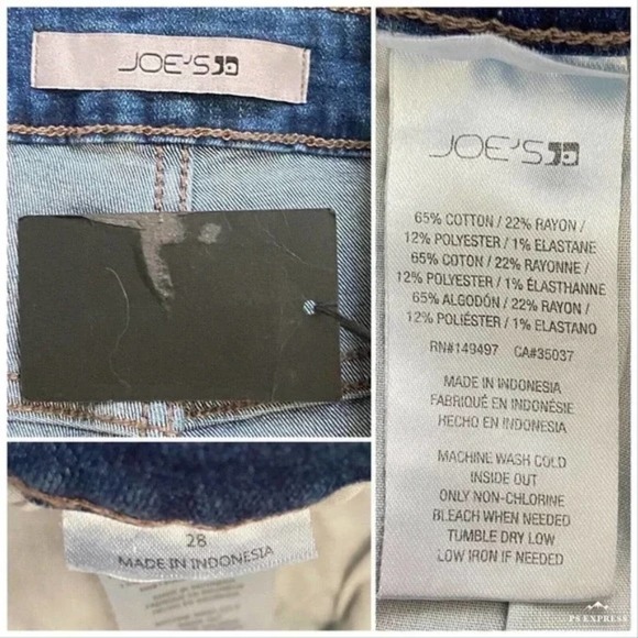 Joes Jeans Boyfriend Cuffed Stretch Denim Jimena High‎ Rise size 28 new! - Picture 10 of 10